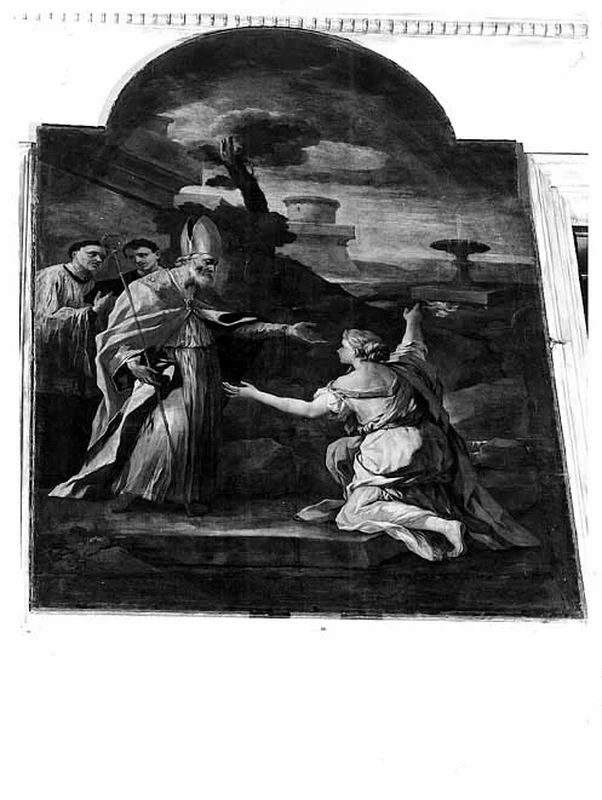 Scena del rinvenimento della mammella di sant'Agata - Gallipoli, Lecce 2